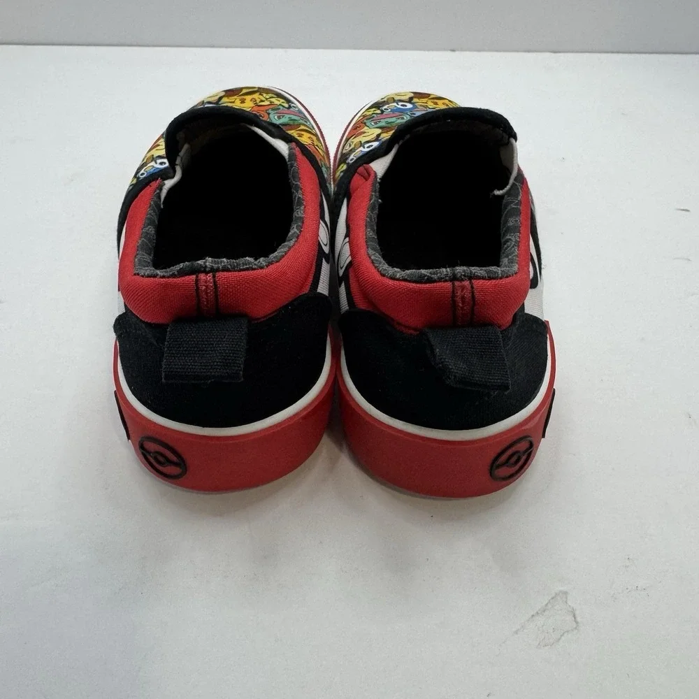 Pokemon PIKACHU Slip-On Canvas Ground Up Sneaker Shoes Unisex Youth Size 1